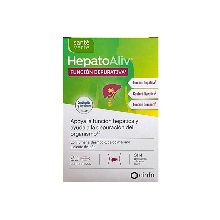 Santé Verde Hepatoaliv 20 Comprimidos