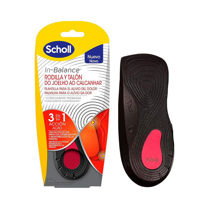 Scholl Plantillas In-balance Alivio Rodilla Talón Talla S (37-39,5)