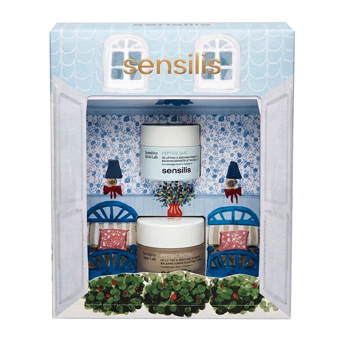 Sensilis Cofre Peptide Ar Crema Sorbete Lifting y Calmante 25ml + Peptide Reti-v Perlas Regeneradoras Nocturnas 50ml