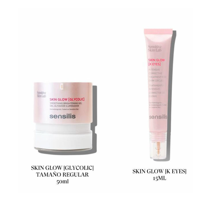 Sensilis Cofre Skin Glow Gel Alisador Iluminador 50ml + Contorno de Ojos 15ml