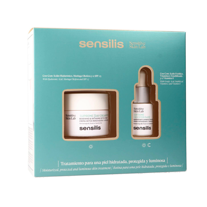 Sensilis Supreme Crema Día 50ml + Supreme Booster Fece Sérum 15ml