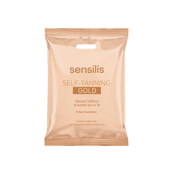 Sensilis Toallitas Self-tanning Gold 6 Unidades