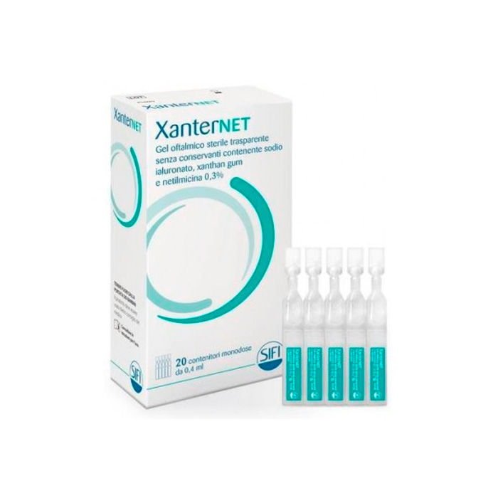 Xanternet Gel Oftálmico 20 Monodosis