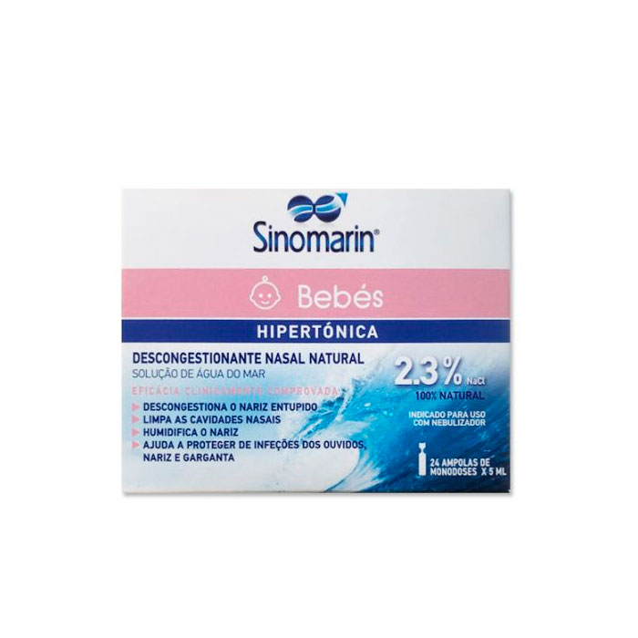 Sinomarin Bebés Hipertónica 24 Viales Monodosis