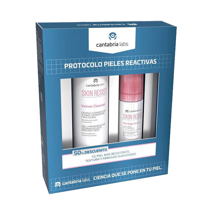 Skin Resist Protocolo Pieles Reactivas Velvet Cleanser 200ml + Sensage Serúm 30ml