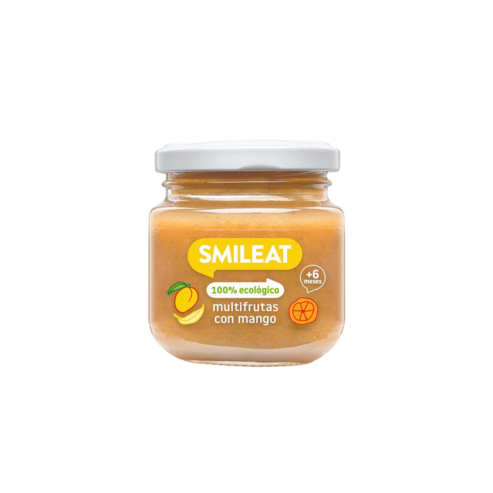 Smileat Tarrito Ecológico Multifrutas con Mango 130g