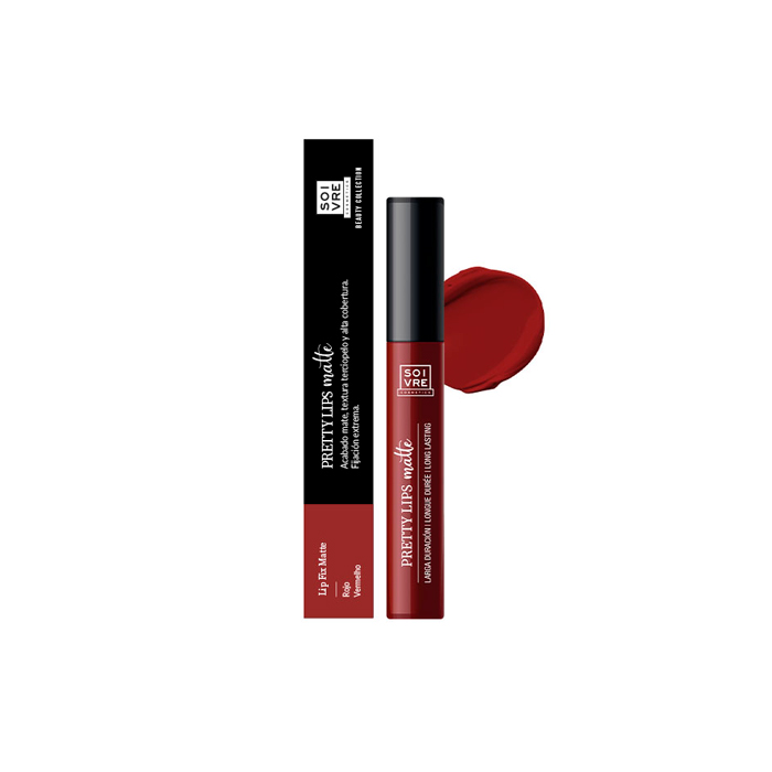 Soivre Pretty Lips Matte Rojo 5ml