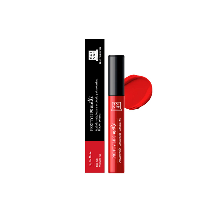 Soivre Pretty Lips Matte Rojo Rubí 5ml