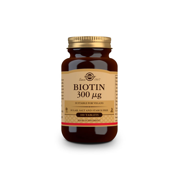 Solgar Biotina 300 µg 100 Comprimidos
