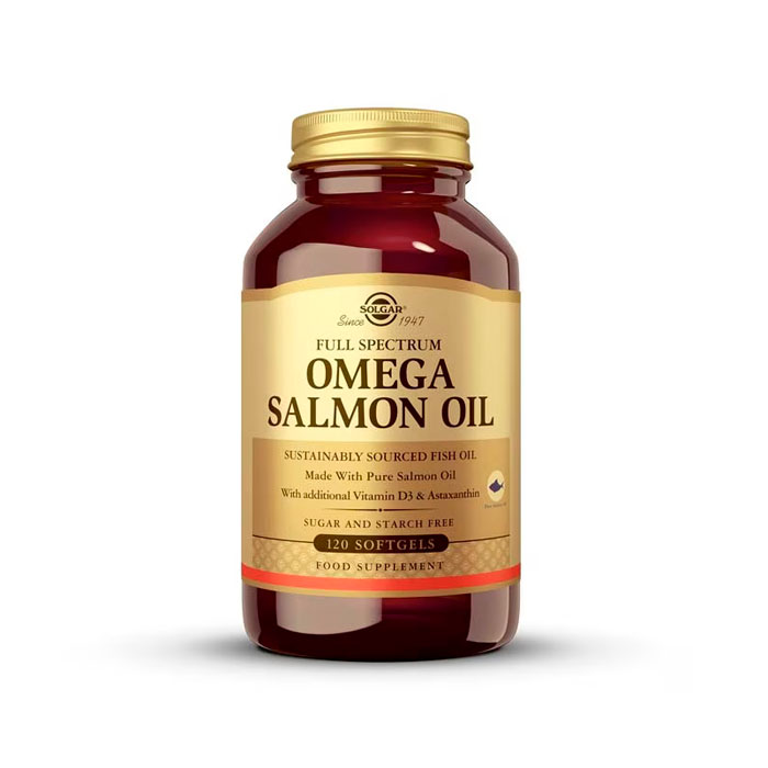 Solgar Full Spectrum Omega Aceite de Salmón 120 Cápsulas Blandas