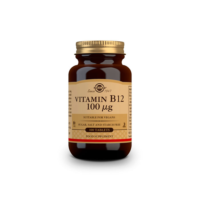 Solgar Vitamina B12 100 µg 100 Comprimidos
