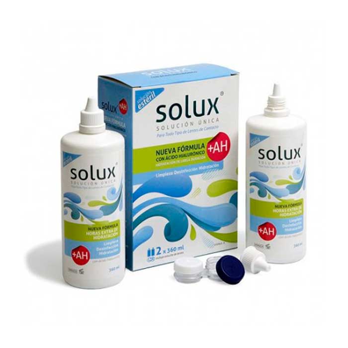 Solux Solución Única +ah Duplo 360ml+360ml