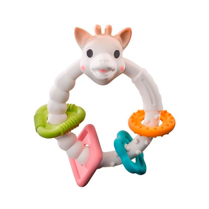 Sophie la Girafe Sonajero Mordedor Colorings 100% Hevea Natural