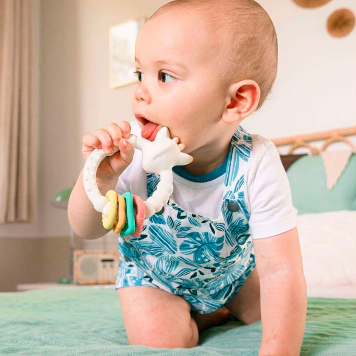 Sophie la Girafe Sonajero Mordedor Colorings 100% Hevea Natural