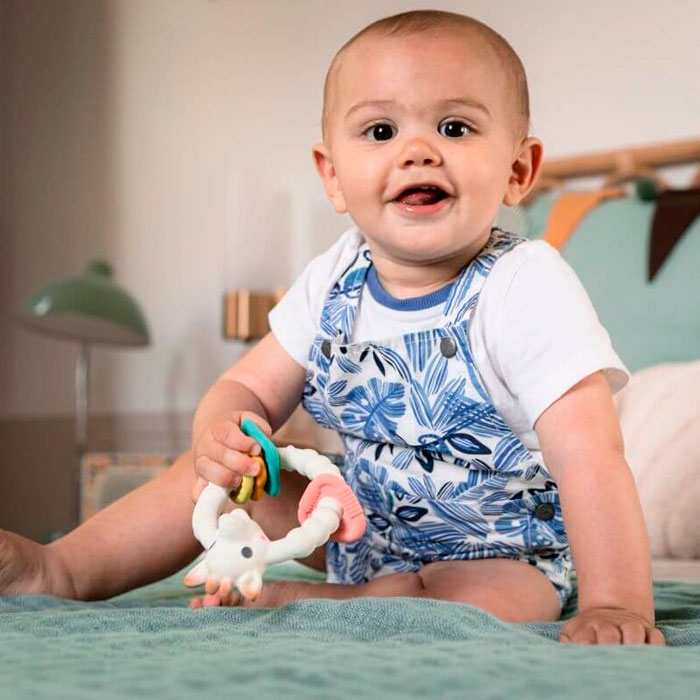 Sophie la Girafe Sonajero Mordedor Colorings 100% Hevea Natural