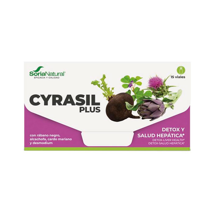 Soria Natural Cyrasil Plus Detox y Salud Hepática 15 Viales