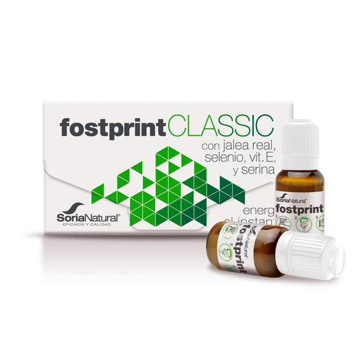 Soria Natural Fost Print Classic Jalea Real + Selenio + Vitamina E + Serina 20 Viales