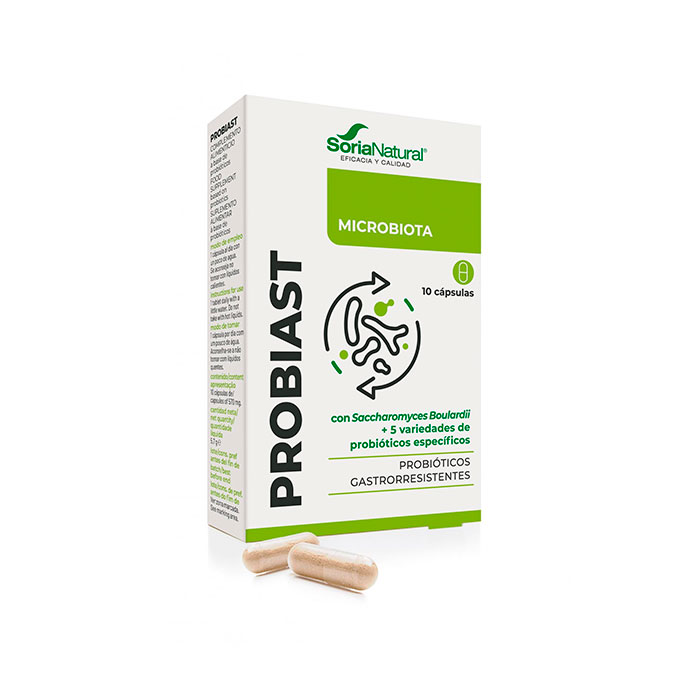 Soria Natural Probiast Microbiota 10 Cápsulas