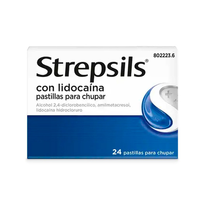 Strepsils Lidocaína 24 Pastillas Para Chupar