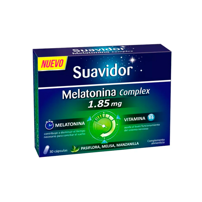 Suavidor Melatonina Complex 1.85mg 30 Cápsulas