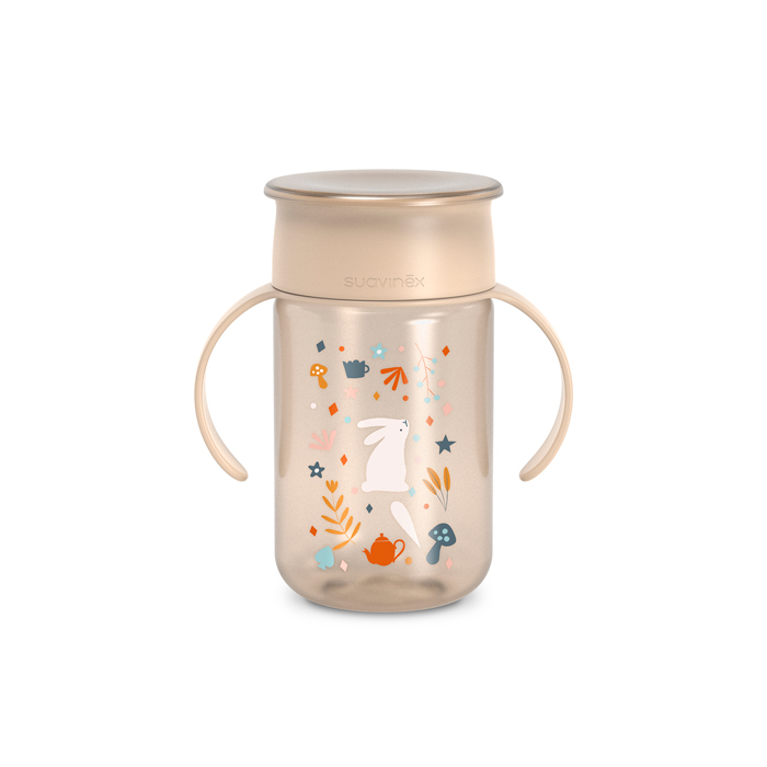 Suavinex 360º Trainer Cup Wonderland 340ml Beige