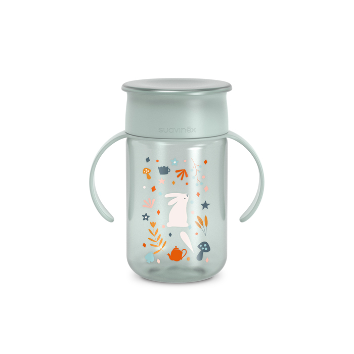 Suavinex 360º Trainer Cup Wonderland 340ml Verde