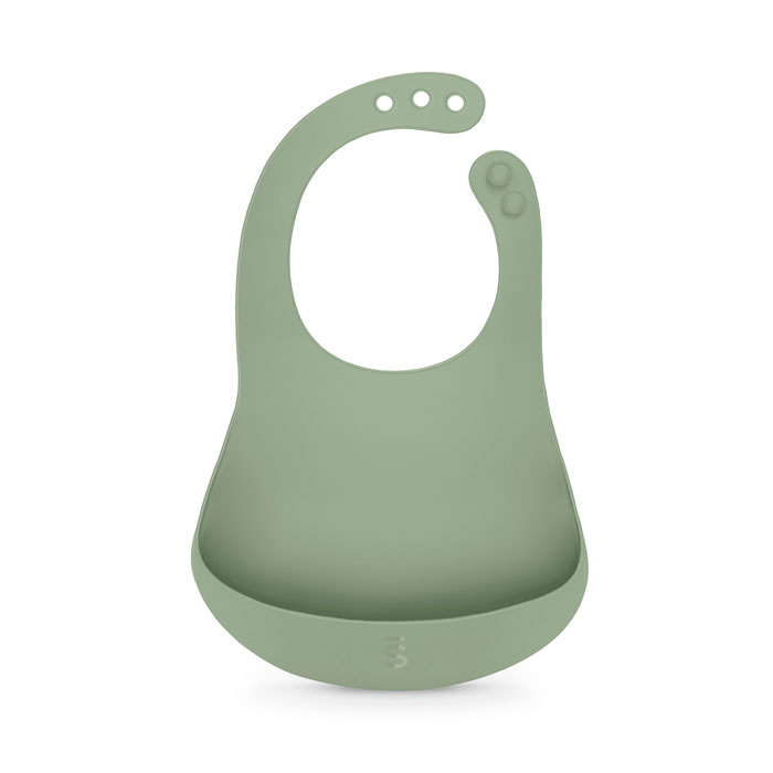 Suavinex Babero Silicona Colour Essence Verde
