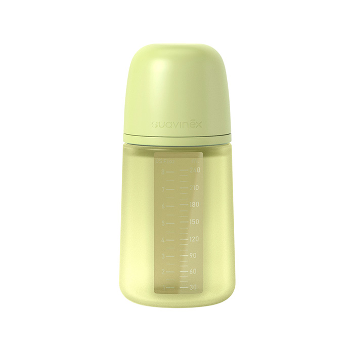 Suavinex Biberón Colour Essence Intense Tetina Fisiológica Sx Pro Silicona Flujo M 240ml Verde Lima