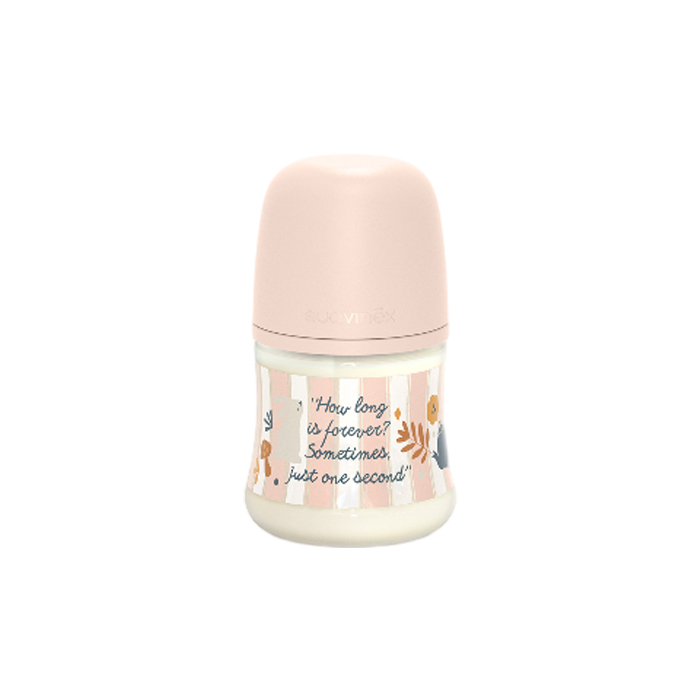 Suavinex Biberón Poliamida Wonderland Tetina Fisiológica Sx Pro Silicona Flujo Lento 150ml Rosa