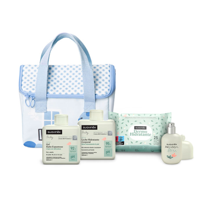 Suavinex Bolsa Merienda con Cosmética Azul
