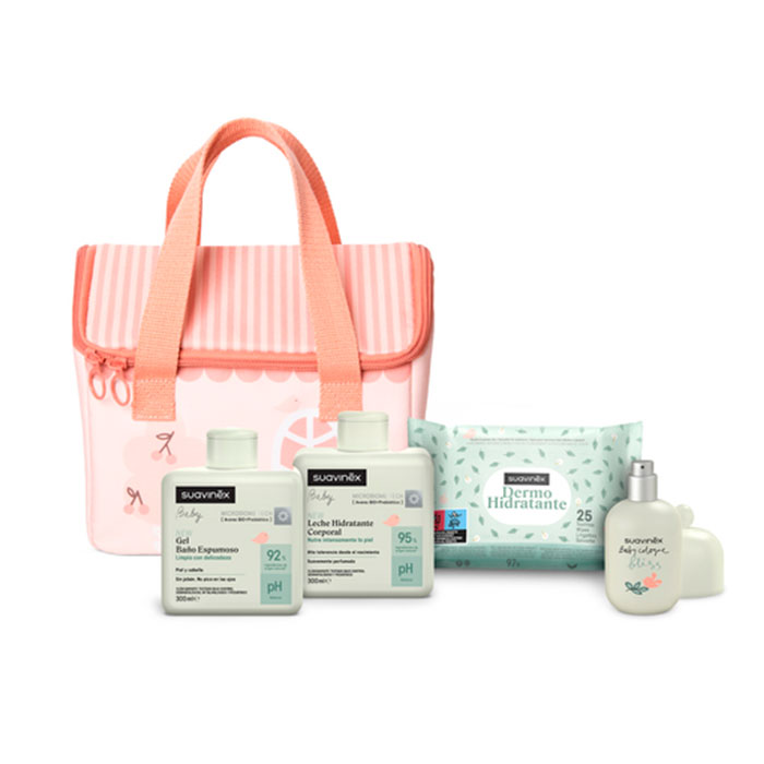Suavinex Bolsa Merienda con Cosmética Rosa