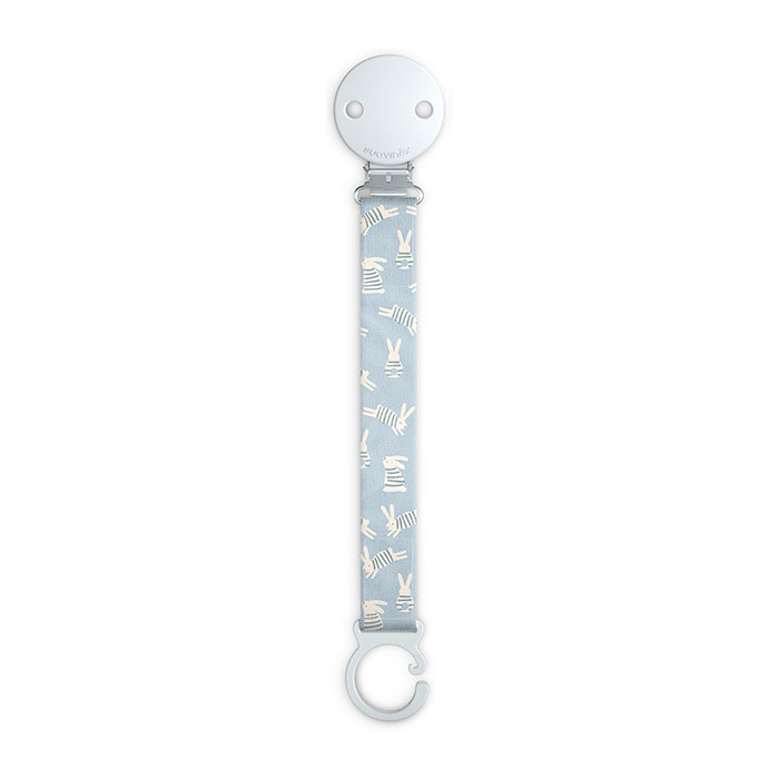 Suavinex Broche Cinta Wonderland +0m Conejos Azul