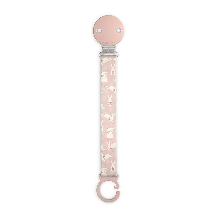 Suavinex Broche Cinta Wonderland +0m Conejos Rosa