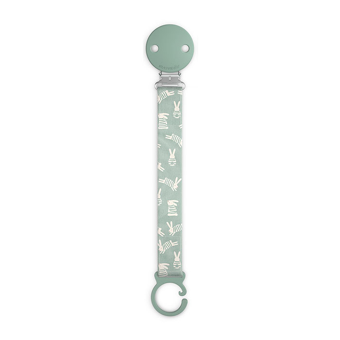Suavinex Broche Cinta Wonderland +0m Conejos Verde