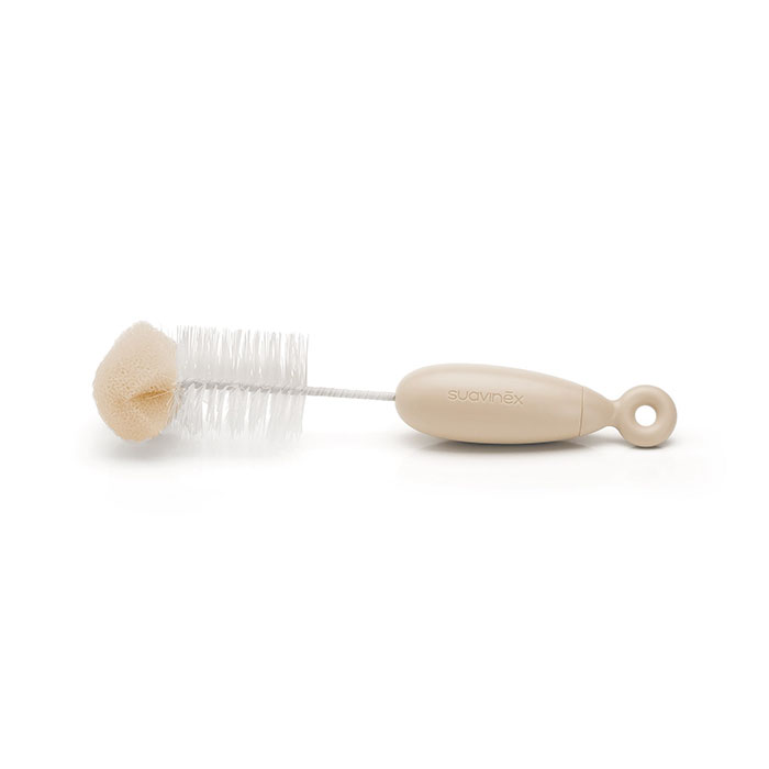 Suavinex Cepillo Limpiabiberon Duo Rosa