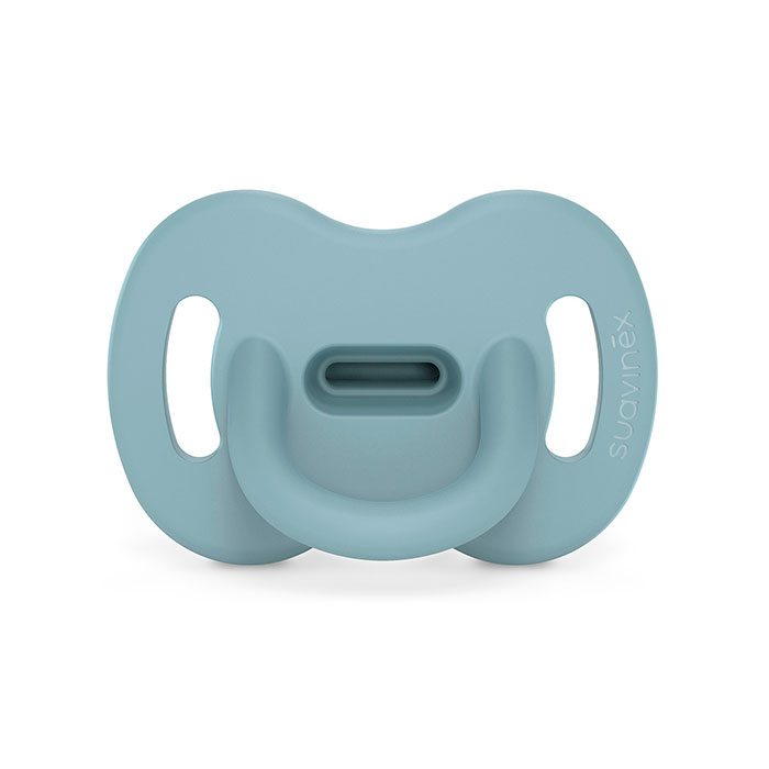 Suavinex Chupete Colour Essence Todo Silicona Tetina Anatómica Sx Pro 0-6m Azul