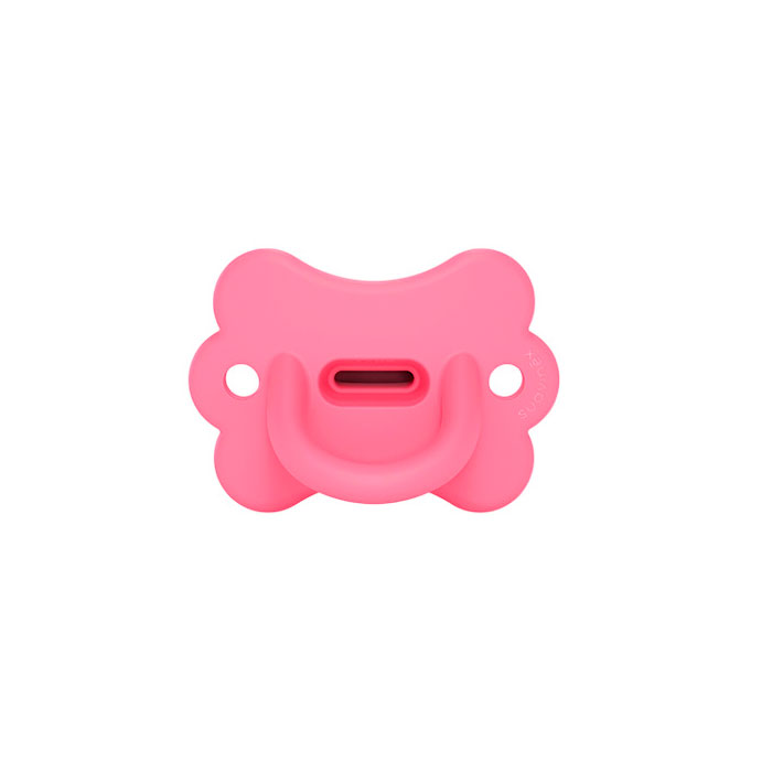 Suavinex Chupete Todosilicona Smoothie Butterfly Colour Essence Tetina Fisiológica Sx Pro 6-18m Rosa Coral