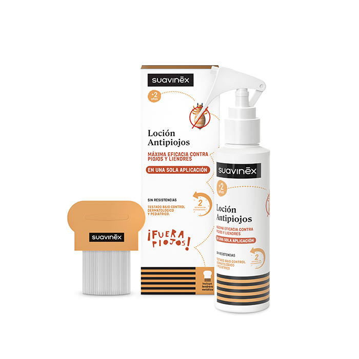 Suavinex Loción Antipiojos 125ml + Lendrera