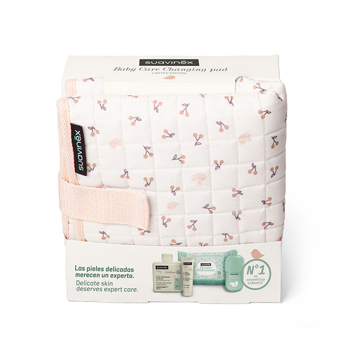 Suavinex Pack Baby Care Cambiador Birdies Rosa