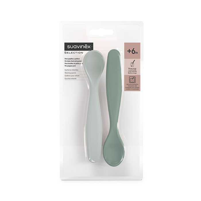Suavinex Pack Cucharas Infantiles Wonderland Verde