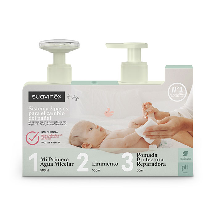 Suavinex Pack Sistema 3 Pasos Para El Cambio de Pañal