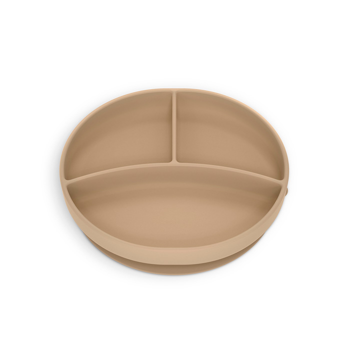 Suavinex Plato con Divisiones Silicona Colour Essence Beige