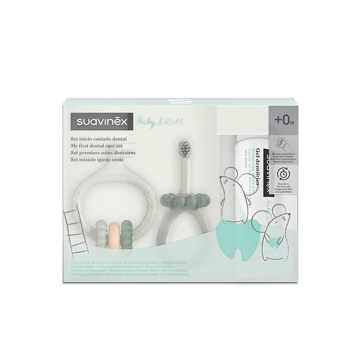 Suavinex Set Inicio Cuidado Dental Verde +0m