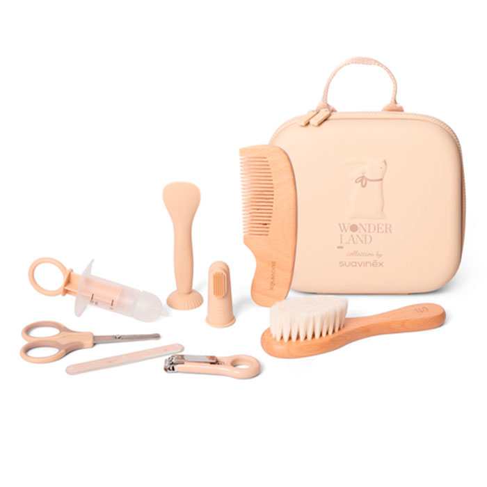 Suavinex Set Neceser Higiene y Cuidado Bebe Wonderland Beige