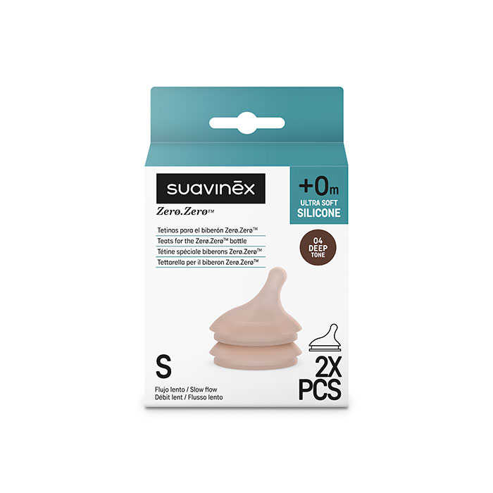 Suavinex Tetina Anticólico Zero Zero Flujo Lento 04 Deep +0m 2 Uds