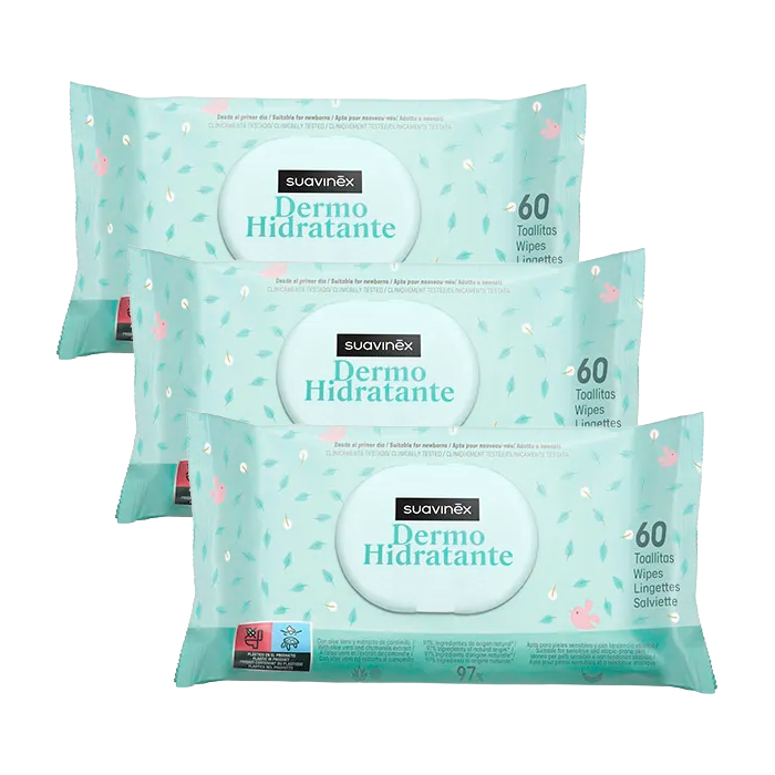 Suavinex Toallitas Dermohidratantes 180 Uds