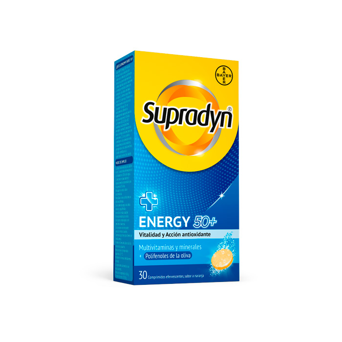 Supradyn Energy 50+ 30 Comprimidos Efervescentes