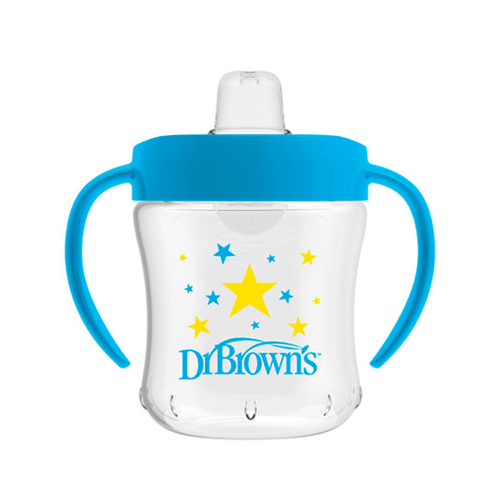 Taza Educativa Dr Brown´s 180 ml Azul