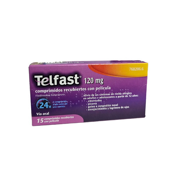 Telfast 120mg 15 Comprimidos
