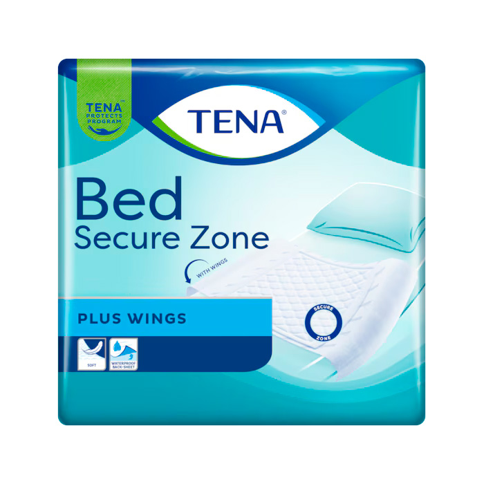 Tena Bed Secure Zone Plus Wings 180x80cm 20 Unidades